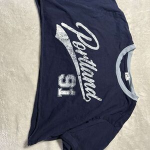 Navy Portland Graphic T-Shirt